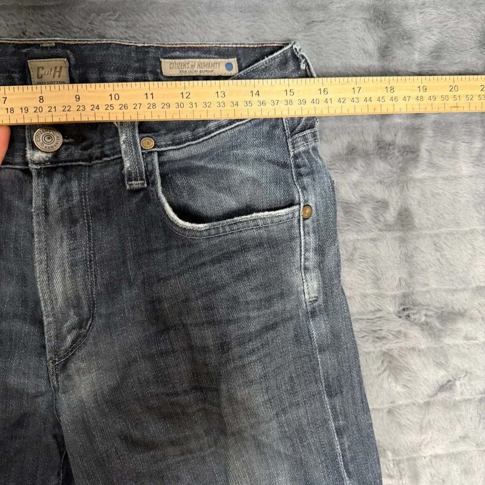 Citizens of Humanity Sid Straight Leg Jeans Mens 31 Faded Blue 6054-104 Made USA